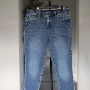 Time and Tru Women's Blue Curvy Skinny Jeans - (Size 10)